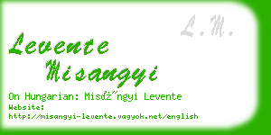 levente misangyi business card